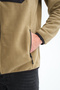 Full Zippered 5 Pocket Men's Fleece Outdoor Jacket - 6