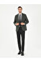 Anthracite Slim Fit Lace-Up Canvas Trousers 50296178-Vr006 - 3