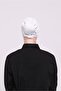 White Back Tied Hijab Bonnet Viscose Fabric Seamless Interlocking Lycra Inner Bonnet 3010_42 - 6