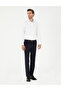 White Slim Fit Textured Long Sleeve Shirt 50296573-VR013 - 4