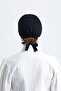 Black Back Tied Hijab Bonnet Combed Cotton Fabric Plain Bonnet 1011_01 - 4
