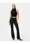 Crop Athlete Turtleneck Glitter Sleeveless - 2