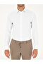 White Slim Fit Dobby Long Sleeve Shirt 50298040-Vr013 - 6
