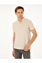 Beige Slim Fit T-Shirt 50296569-Vr011 - 3