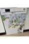 Refrigerator and Dishwasher Door Self-Adhesive Foil Covering White Orchid - 2