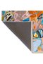 Özge Collection Oil Paint Look Multicolor Abstract Patterned Woven Base Decorative Carpet Ozge23 - 3