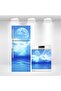 Refrigerator and Dishwasher Cover Self Adhesive Foil Covering Sky