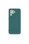 Oppo Reno 5 Lite - Velvet Protective Mara Launch Cover Inside Case - Dark Green