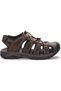 234715 3FX BROWN COMFORT CASUAL DAILY ANATOMIC SPORTS SANDALS