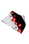 Refrigerator and Dishwasher Door Self Adhesive Sticker Foil Covering Hearts - 2
