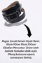 Patent Leather Children's Belt, Shiny Black Color Belt Suitable for Suits - 4