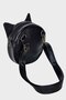 Women's Black Cat Functional Mini Shoulder and Waist Bag - 4