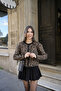 Leopard Patterned Crew Neck Cardigan - 4