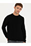 Black Slim Fit Crew Neck Sweater 50281823-Vr046 - 3