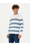 Ecru Slim Fit Crew Neck Knitwear Sweater 50278087-Vr019 - 3