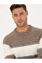 Kum Melange Slim Fit Crew Neck Sweater 50278026-Vr123 - 3