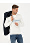 Ecru Slim Fit Crew Neck Knitwear Sweater 50278095-Vr019 - 3