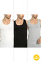 Men's Basic Cotton Premium Classic Athlete 3 Pack