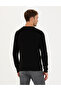 Black Slim Fit Crew Neck Sweater 50281823-Vr046 - 5
