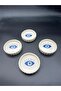 Handmade Evil Eye 4-Piece Snack Bowl - Sauce Bowl