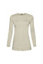 Long Sleeve Crew Neck Bodysuit - 3