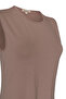 Crew Neck Zero Sleeve Tunic - 2