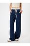 Parachute Trousers with Lace-Up Waist and Wide Leg Pocket Detail - 3