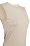 Crew Neck Zero Sleeve Bodysuit - 2