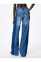 Wide Leg Cargo Jeans High Waist Pocket Double Color - Bianca Wide Leg Jeans - 5