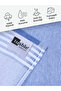 Zena Striped Set of 4 Stain-Resistant Kitchen Drying Cloths, Serving Towels Red - Blue 47X70Cm - 3