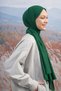 Rustic Cotton Shawl Emerald Color (Thin Comfortable Comfortable Does Not Want to Iron) - 6