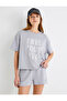 Modal Fabric Sports T-Shirt Short Sleeve Crew Neck Foil Printed Comfortable Fit - 3