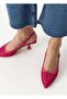 Feles Short Heeled Mesh Women's Shoes PINK - 4