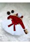 Girl's Velvet Tutu Dress Bandana Set - 7