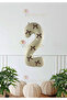 Cream Number Foil Balloon with Ribbon Brown Number with Ribbon Cream Number with Brown Bow Age 0