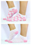 Patterned Women's Booties Socks 5 Pairs (Toe Seamless Manufactured with High-End Machines) - 2