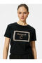 Leopard Print T-Shirt Crew Neck Short Sleeve Cotton - 2