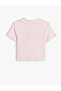 Polo Neck Crop T-Shirt Short Sleeve Ribbed Cotton - 2