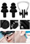 Set of 2 Silicone Ear and Nose Plugs - Ear Plug and Nose Clips - 3