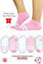 Patterned Women's Booties Socks 5 Pairs (Toe Seamless Manufactured with High-End Machines)