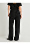 Wide Leg Trousers Normal Waist Pocket Detailed - 4