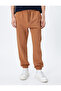 Jogger Sweatpants Lace Waist Pocket Detailed Embroidered - 3