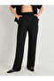 Wide Leg Trousers Normal Waist Pocket Detailed - 3