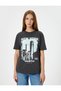 Cotton Comfortable Short Sleeve Printed T-Shirt - Crew Neck - 3