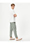 Loose Jeans Jogger Washed with Lace-up Waist Pockets - 2