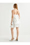 Layered Bridal Mini Dress Halter Neck Stone Detailed Lined - 4