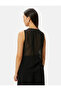 Sleeveless Blouse Asymmetric Cut - 4
