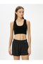 Sports Bra Seamless U-Neck Ribbed Slim Fit - 3