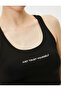 U-Neck Printed Slim Fit Sports Bra - Back Window Detail - 5