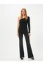 Spanish Leg Jeans High Waist Narrow Fit Stretchy Pocket Cotton - Victoria Jean